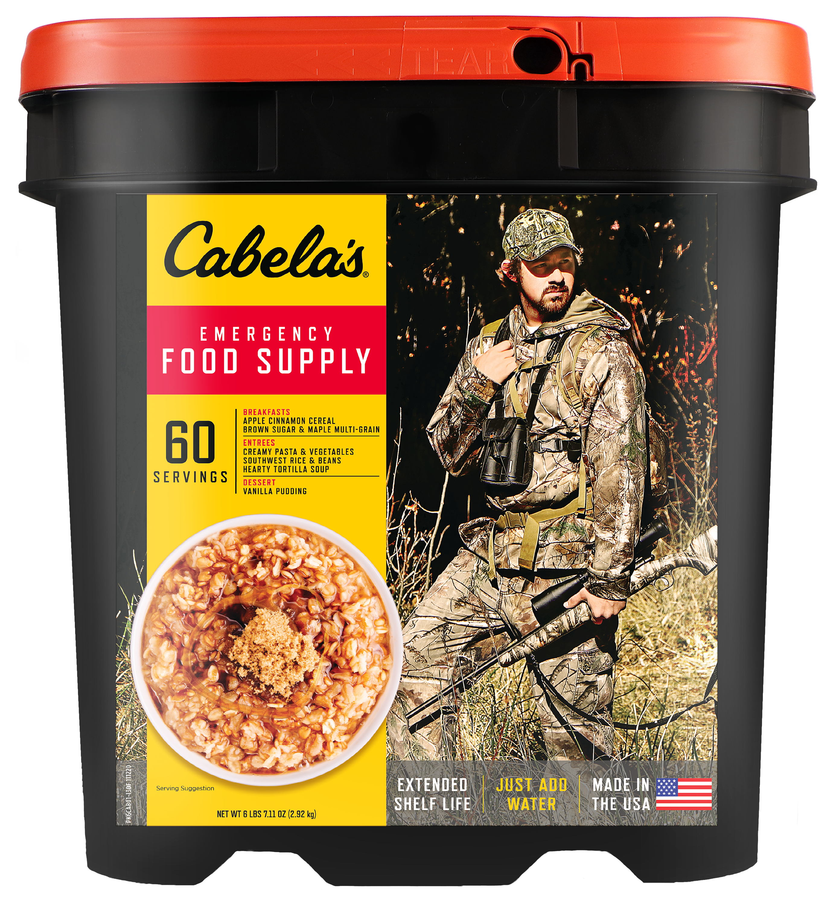 Cabela's 60Serving Emergency Food Supply Bucket Cabela's